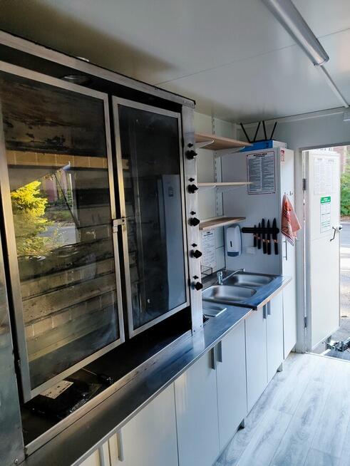 Przyczepa gastronomiczna 4x2m,kurczak z rożna, food truck, got