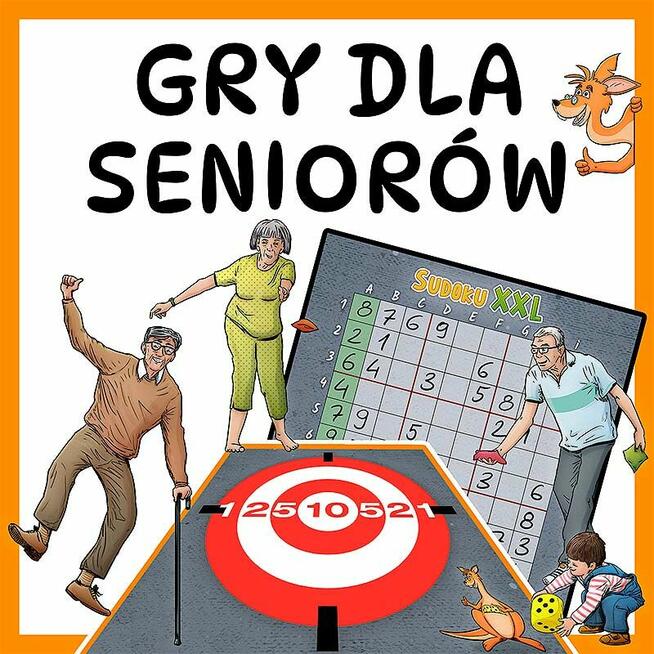 GRY dla SENIORÓW – integracyjne gry planszowe, XXL KangurGra