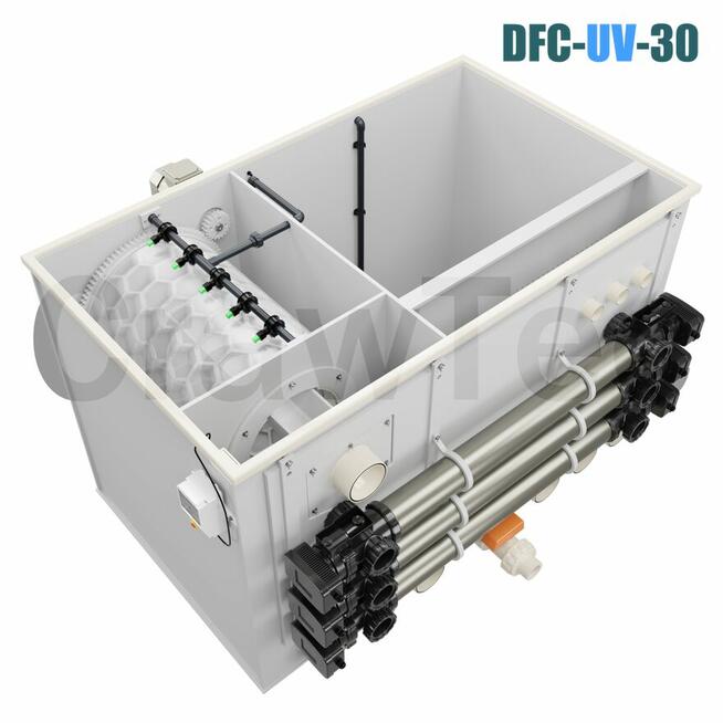 Kombinowany filtr bębnowy do oczka wodnego DFC-UV-30 (30м³)