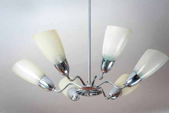 Żyrandol Napako New Look Pop-Art Mid-Century Vintage PRL