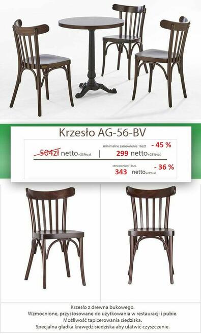 Krzesła gięte drewniane w Radomiu