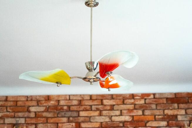 Żyrandol lata 60 New Look Pop-Art Mid-Century Vintage PRL