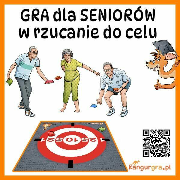 GRY dla SENIORÓW – integracyjne gry planszowe, XXL KangurGra