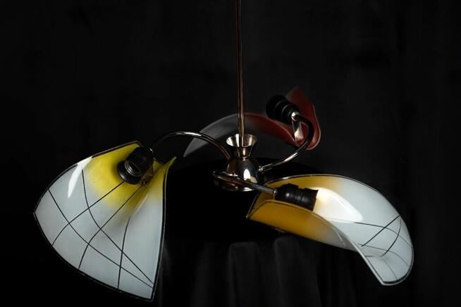 Żyrandol lata 60 New Look Pop-Art Mid-Century Vintage PRL