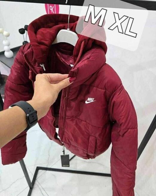 Kurtka Damska Bordowa Jesień