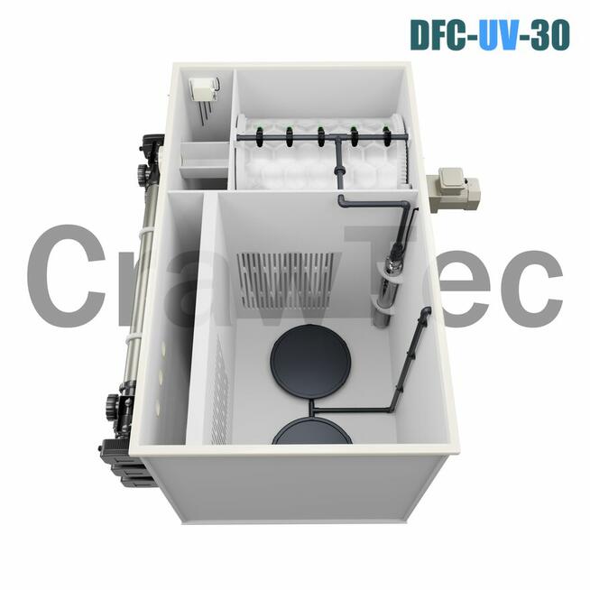 Kombinowany filtr bębnowy do oczka wodnego DFC-UV-30 (30м³)