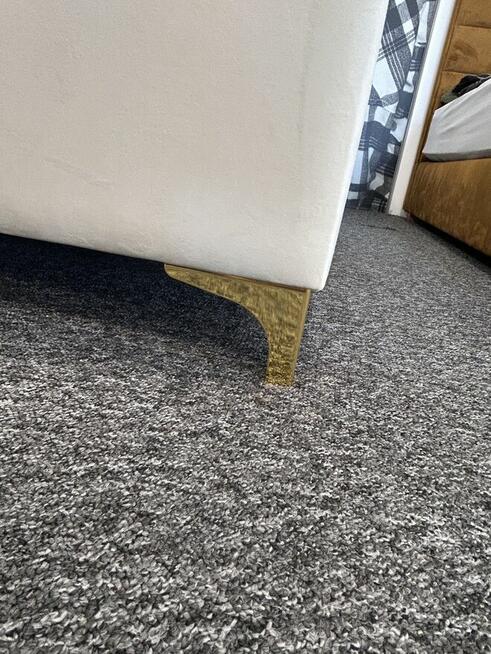 Łóżko tapicerowane 160x200 z pojemnikiem bocznym