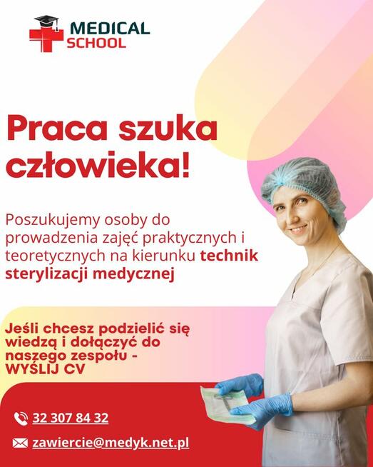 Zatrudnimy Technika sterylizacji medycznej.