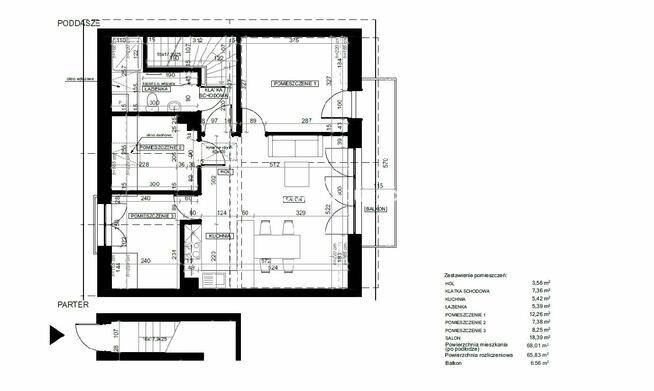 Mieszkanie Kokotów gm. Wieliczka