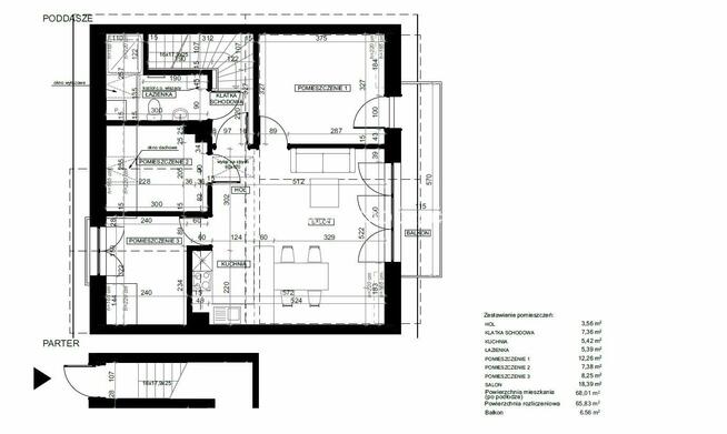 Mieszkanie Kokotów gm. Wieliczka