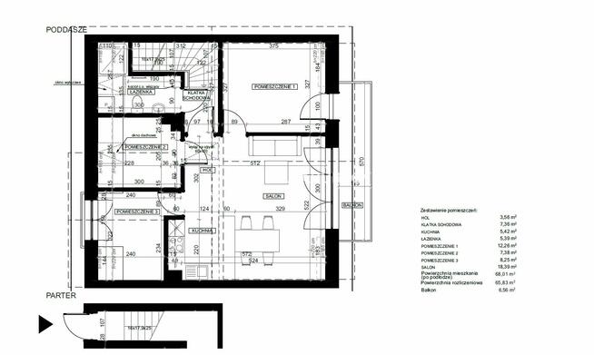 Mieszkanie Kokotów gm. Wieliczka