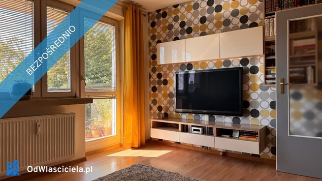 3 pokoje, 69 m² balkon i piwnica, dwustronna ekspozycja okien