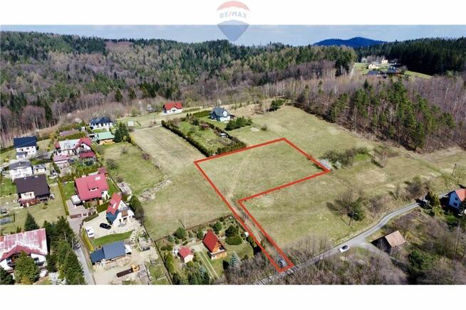 Działka w górach widokowa w sercu Beskidu Małego