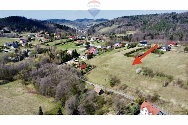 Działka w górach widokowa w sercu Beskidu Małego