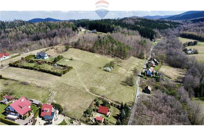 Działka w górach widokowa w sercu Beskidu Małego