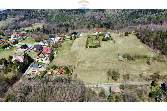 Działka w górach widokowa w sercu Beskidu Małego