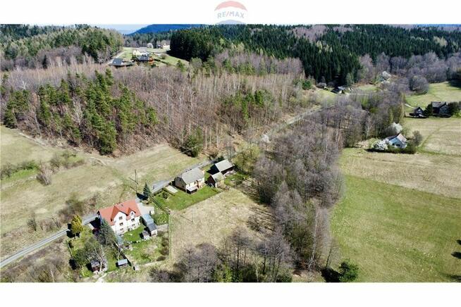 Działka w górach widokowa w sercu Beskidu Małego