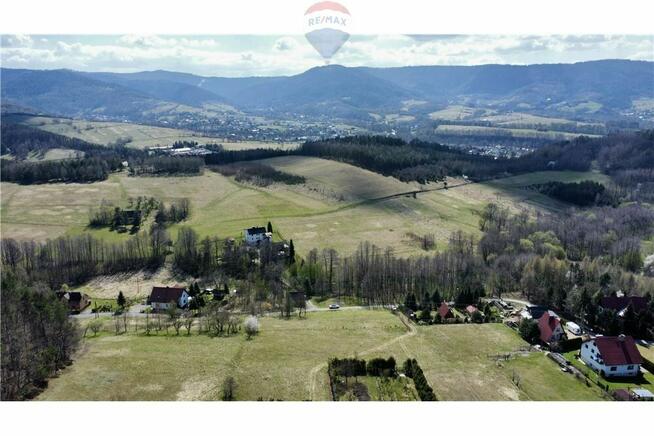 Działka w górach widokowa w sercu Beskidu Małego