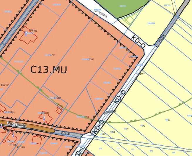 Działka budowlana Popielów, Podstawie