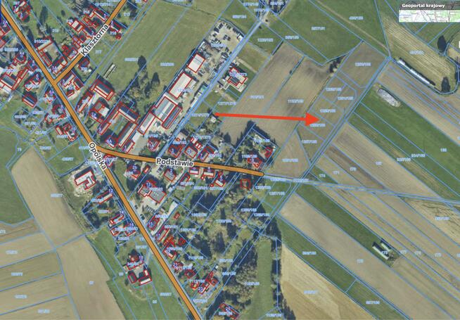 Działka budowlana Popielów, Podstawie