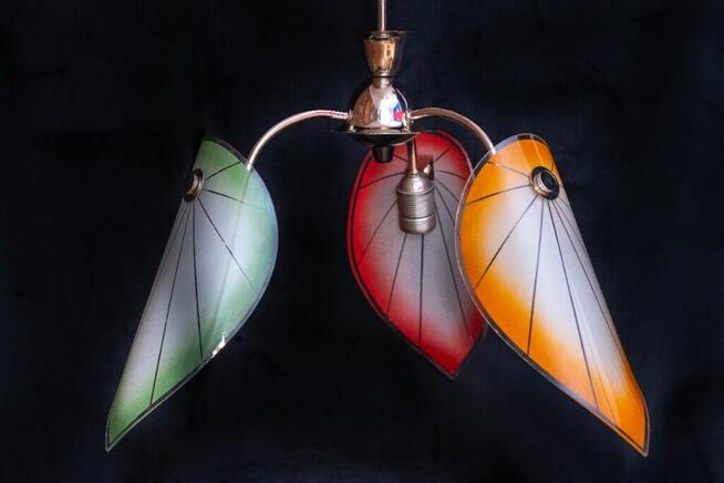 Żyrandol lata 60 New Look Pop-Art Mid-Century Vintage PRL