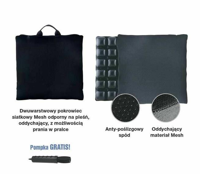 Poduszka przeciwodleżynowa pneumatyczna