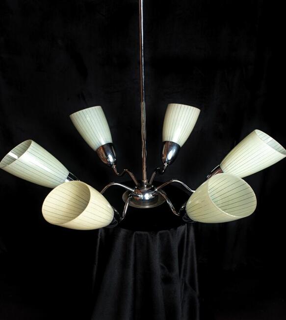 Żyrandol Napako New Look Pop-Art Mid-Century Vintage PRL