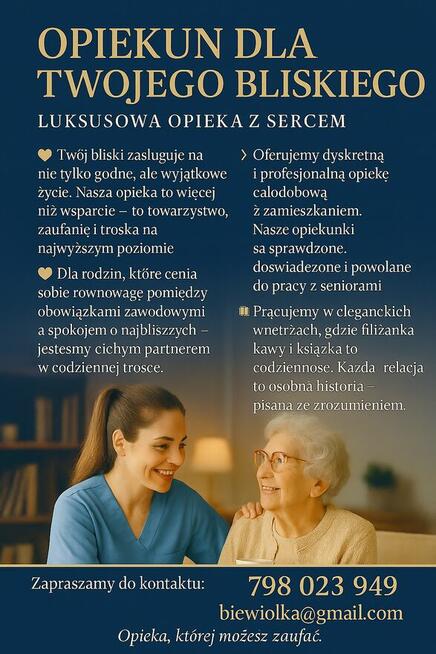 Całodobowa opieka dla Twoich bliskich