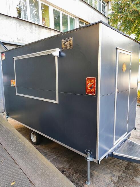 Przyczepa gastronomiczna 4x2m,kurczak z rożna, food truck, got