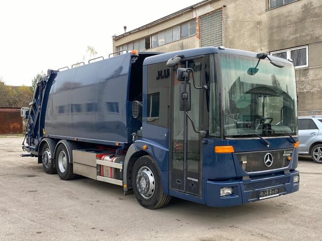 Mercedes Econic śmieciarka trzyosiowa NTM 21m3 EURO 5