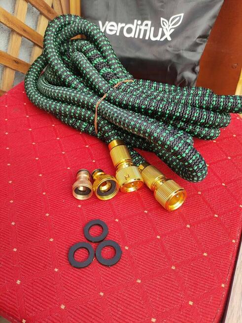 Wąż Ogrodowy do ogrodu na działkę rozciągliwy elastyczny