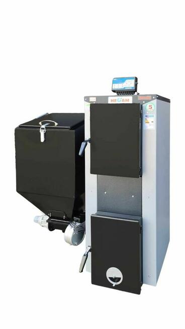 Kocioł ekogroszekz podajnikiem i ślimakiem żeliwnym 20kW