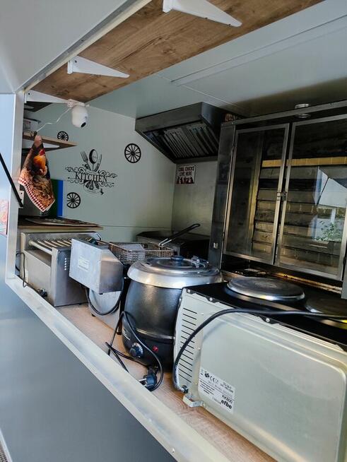 Przyczepa gastronomiczna 4x2m,kurczak z rożna, food truck, got