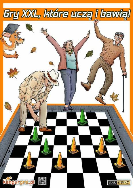 GRY dla SENIORÓW – integracyjne gry planszowe, XXL KangurGra