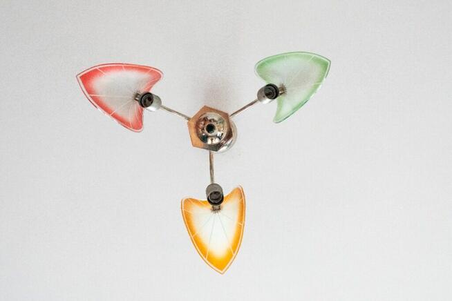 Żyrandol lata 60 New Look Pop-Art Mid-Century Vintage PRL