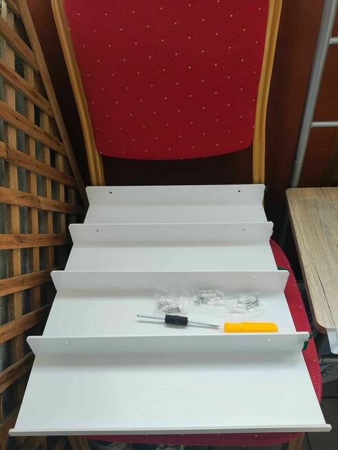 Półki Białe Kuchenne Łazienkowe Półka na przyprawy ścienne