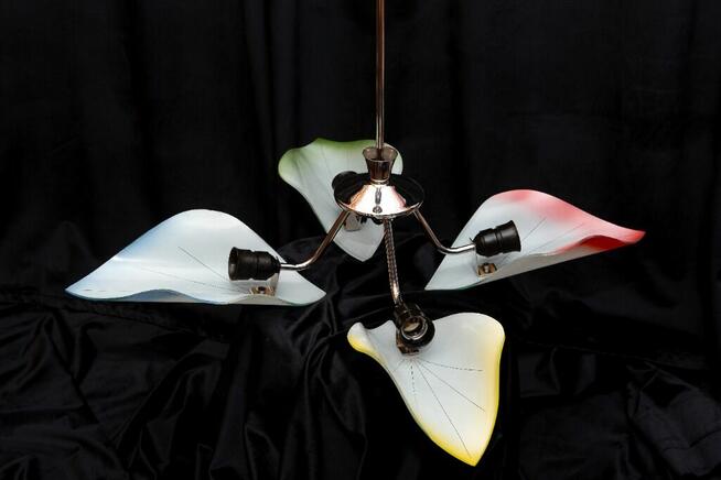 Żyrandol lata 60 New Look Pop-Art Mid-Century Vintage PRL