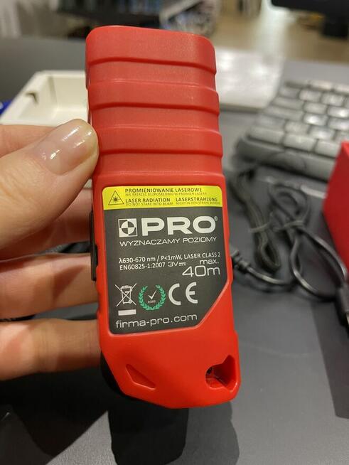 Dalmierz Laserowy DL-40R z kółkiem pomiarowym