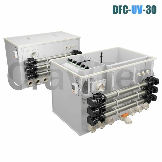 Kombinowany filtr bębnowy do oczka wodnego DFC-UV-30 (30м³)
