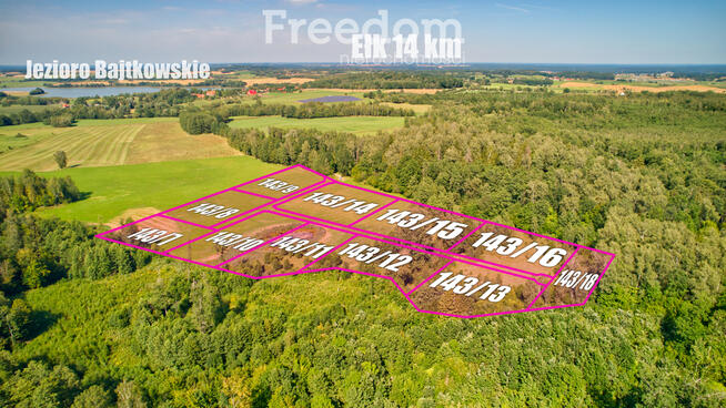 Działka przy lesie, Batkowo