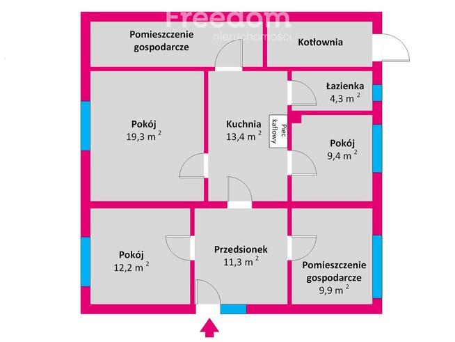 Dom z ogrodem i 4 pokojami – Wierzawice