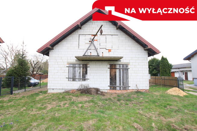 Dom stan surowym wszystkie media Lisów g. Lubartów