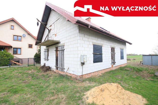 Dom stan surowym wszystkie media Lisów g. Lubartów