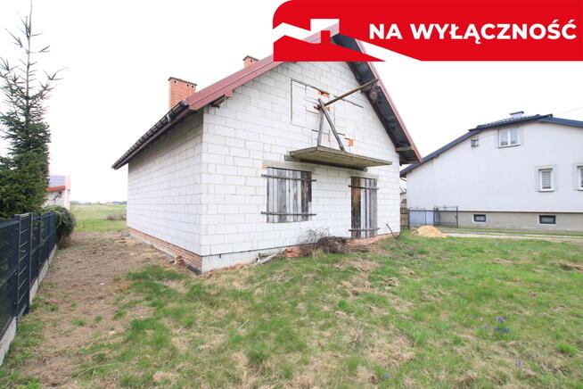 Dom stan surowym wszystkie media Lisów g. Lubartów