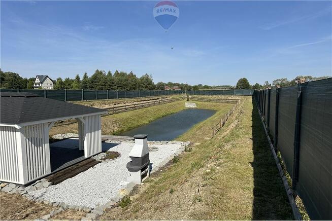 Rekreacyjna działka ze stawem 5km od Park Rozrywki