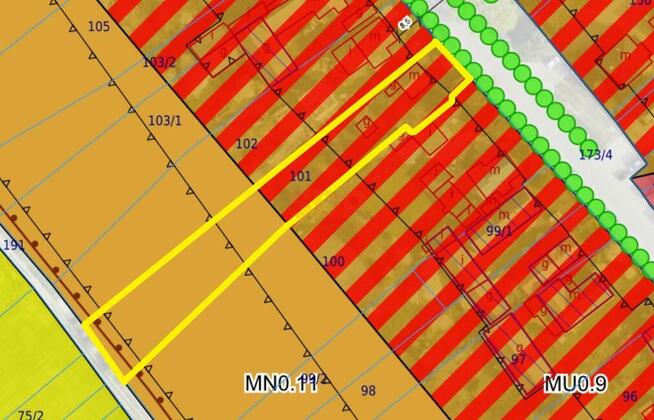 Działka budowlana Ścinawa gm. Oława