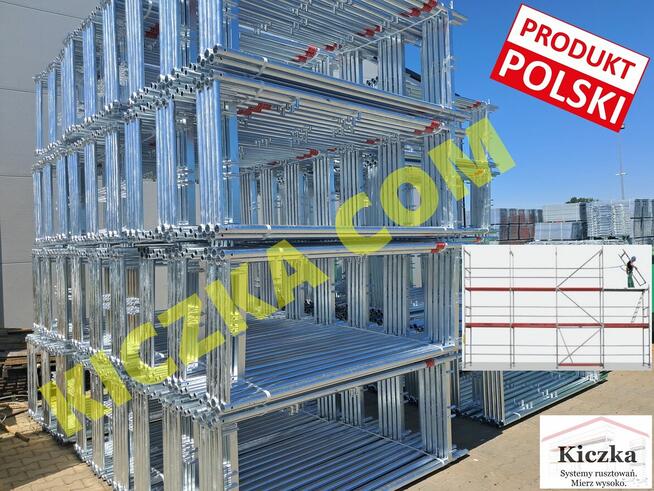 RUSZTOWANIE ALUMINIOWE 124m2 - Tanie Rusztowania Typ Plettac