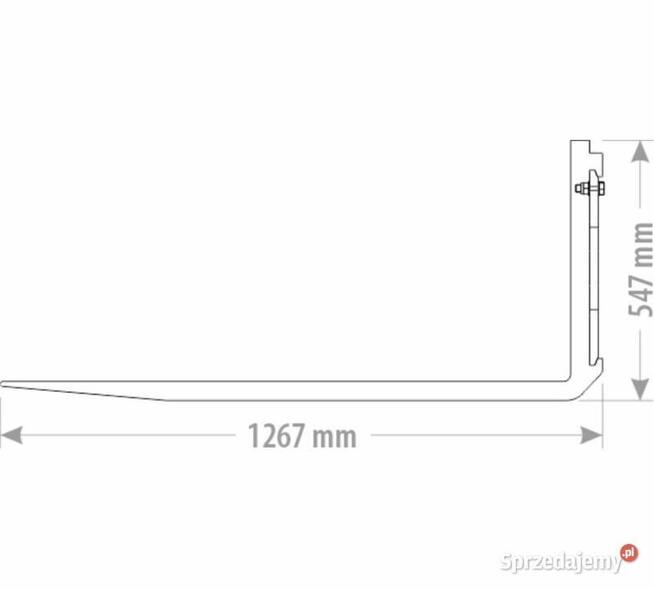 WIDŁY DO PALET 1,6 T