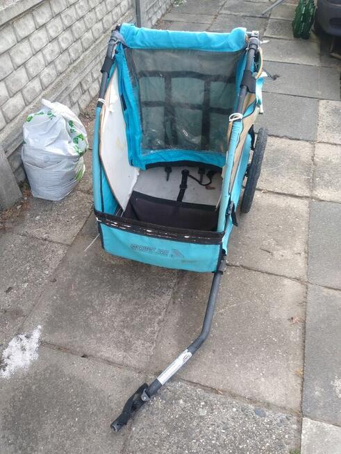 Przyczepka do roweru, wózek dziecinny, 50 zł.