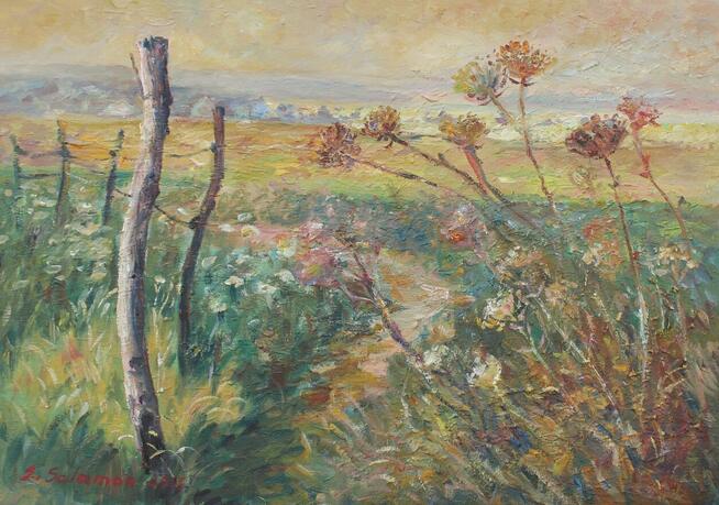 Obraz olejny Łąka 50x40 cm